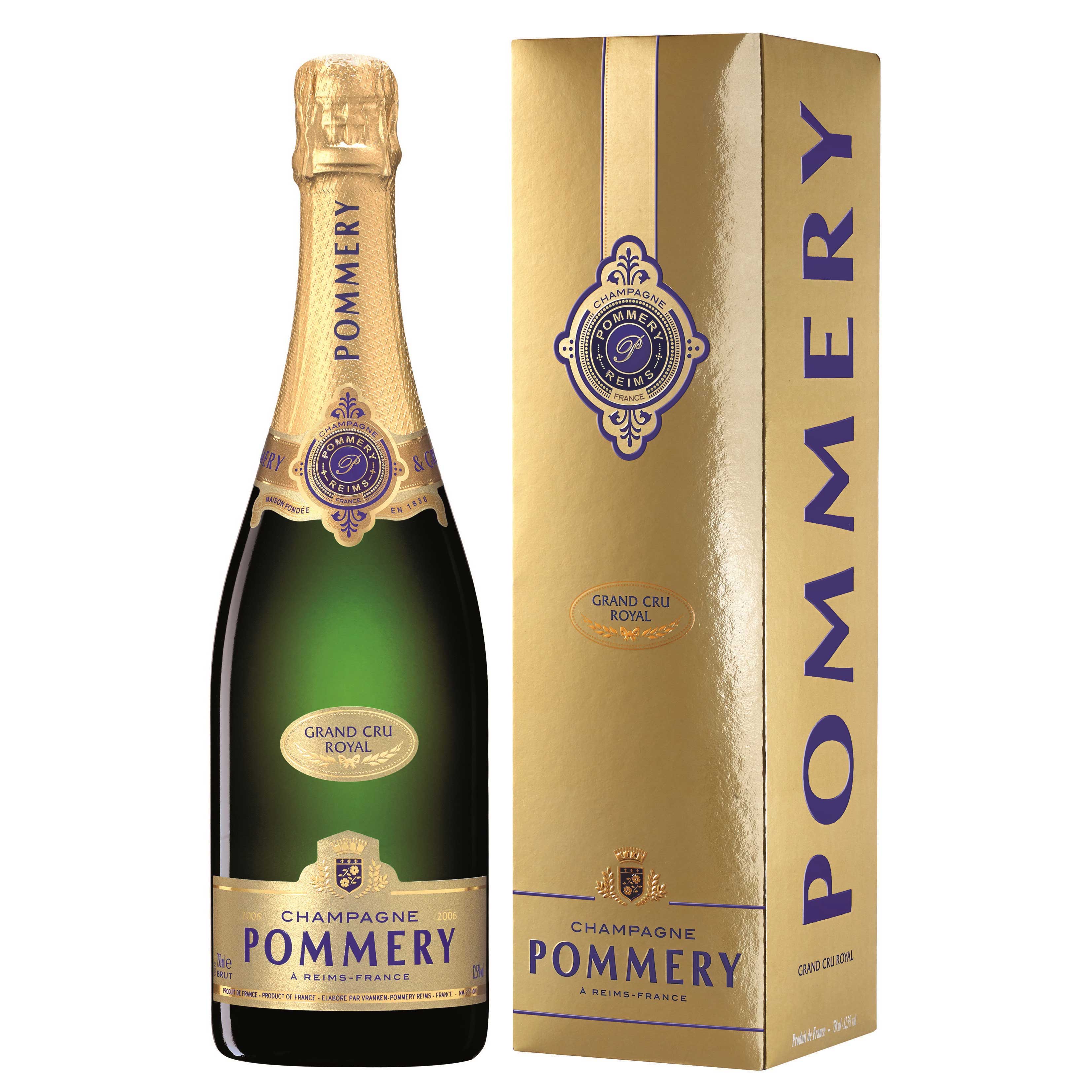Send Pommery Grand Cru Vintage Champagne 75cl Online